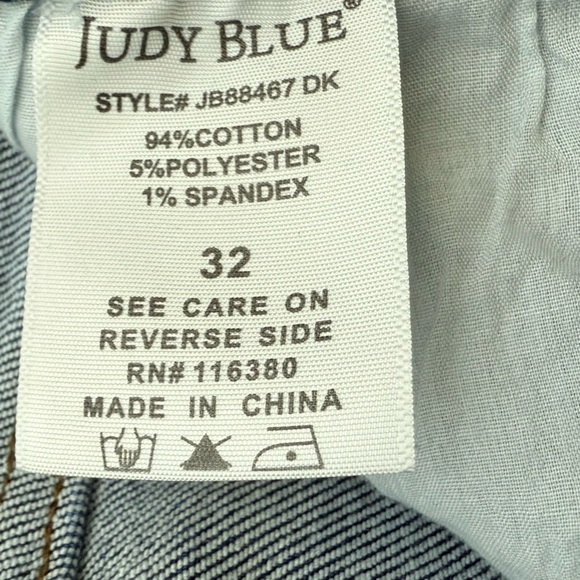 Judy Blue Jeans 90s Straight Fit High Rise EUC - Picture 8 of 9